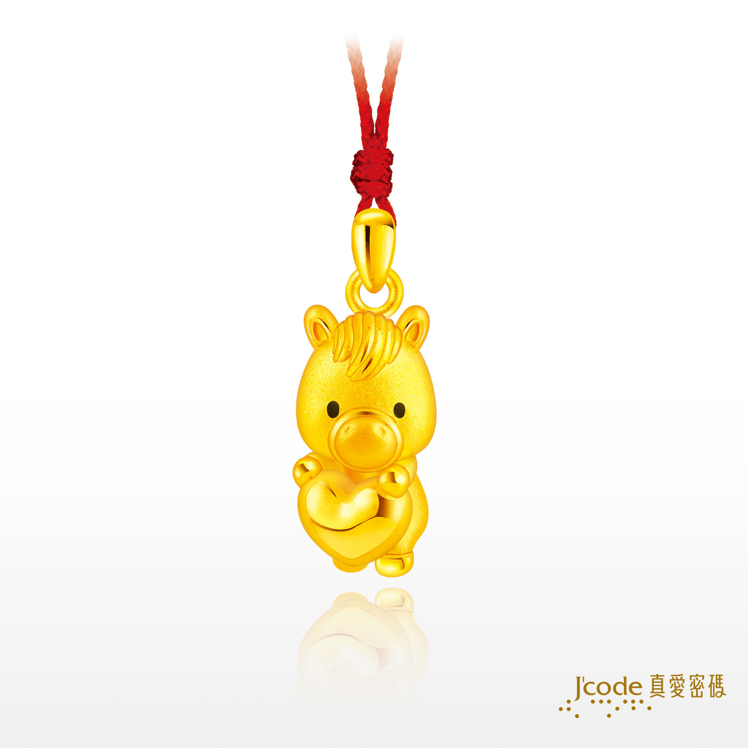 愛馬飾(硬金)墜子