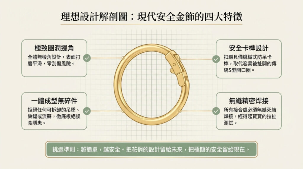 現代安全金飾的四大特徵